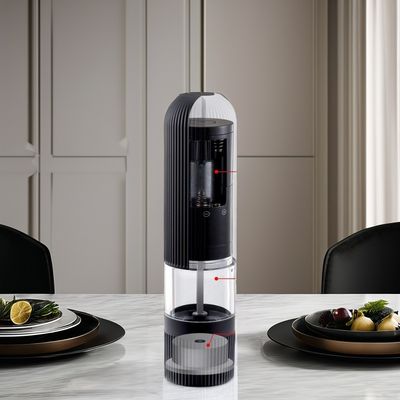 전기 페퍼 밀러 세트 가정 및 고체 향신료를위한 지속 가능한 세라믹 밀