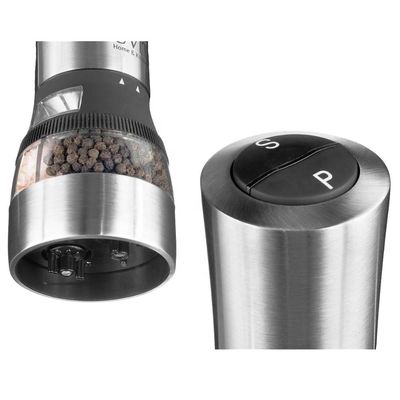 전자 스테인레스 스틸 소금과 고추 밀러