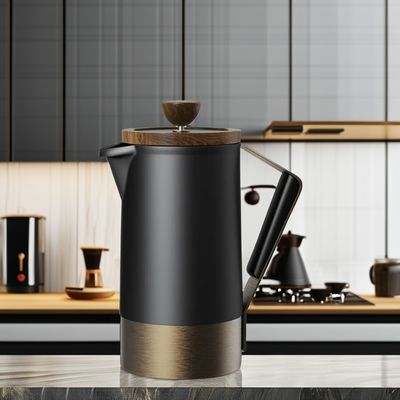 실리콘 핸들 세라믹 보디 상업 카페 프랑스어 프레스 세트 커피 차 세트