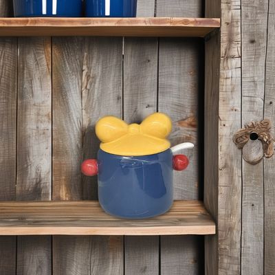 필터 스크린과 인쇄 디자인과 함께 부엌 세라믹 다기능 향신료 잔