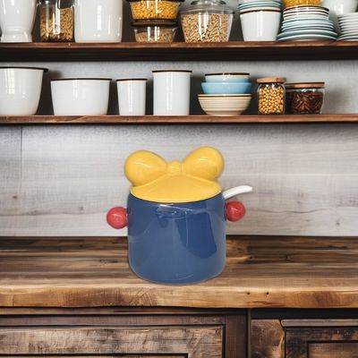 필터 스크린과 인쇄 디자인과 함께 부엌 세라믹 다기능 향신료 잔