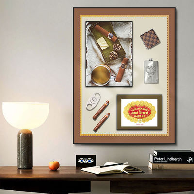 커피숍 레스토랑 벽을 위한 세차원 시가르 미술 벽화