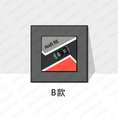 맞춤형 크기 현대 합금 자동차 벽 힐링 전기 국경을 넘나드는 전자 상거래 호텔 사무실을위한 정형 장식