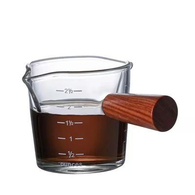100ml 투명 보로실리케이트 유리 측정컵 뚜?? 미니멀리즘 디자인 스타일