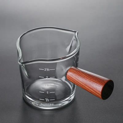100ml 투명 보로실리케이트 유리 측정컵 뚜?? 미니멀리즘 디자인 스타일