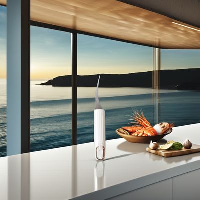 금속 Shrimp Deveiner Knife 및 해산물 조리용 생선 가루 처리 도구