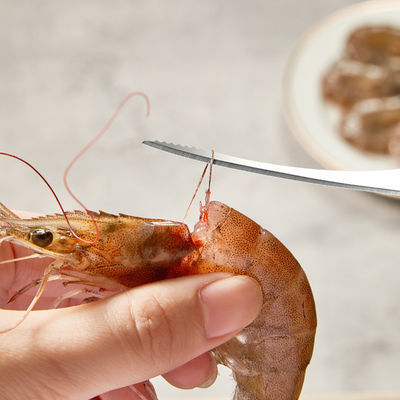 금속 Shrimp Deveiner Knife 및 해산물 조리용 생선 가루 처리 도구