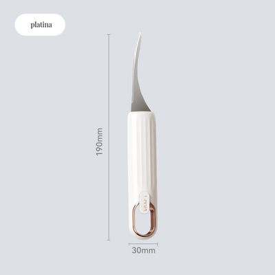 해산물 도구 집 요리사용 에르고노믹 금속 새우 껍질 제거기 및 생선 껍질 긁기