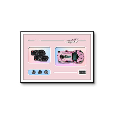 4S 대리점용 유니크 포스트 모던 크리스탈 글래스 빌딩 블록