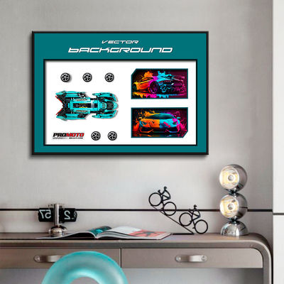 4S 대리점용 유니크 포스트 모던 크리스탈 글래스 빌딩 블록