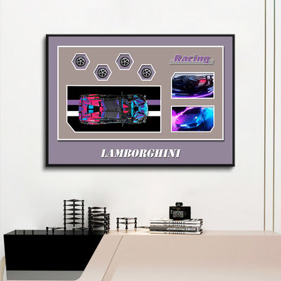 맞춤형 컬러 벽화 벽화 건축 블록 4S 자동차 딜러 3D 벽화