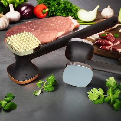 완벽하게 부드러운 스테이크를 위한 수동 부엌 도구