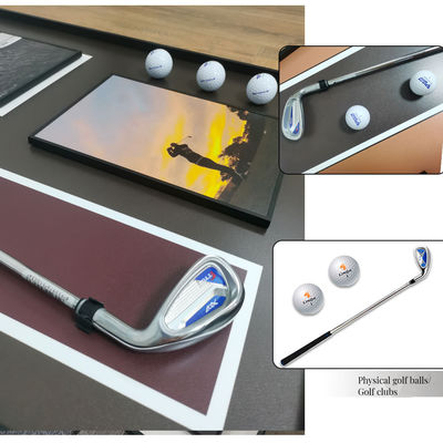 스타일리시 유리 크리스탈 골프 벽화 거실 침실 복도 전기 형식