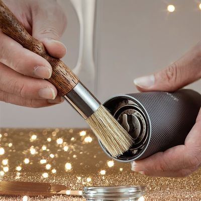 커피 머신 및 밀더 브러쉬용 지속 가능한 휴대용 플라스틱 청소 도구