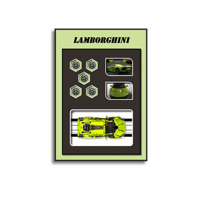 현대 갤러리 벽 세트 빌딩 블록 3D 블록 자동차 벽화 현대 장식