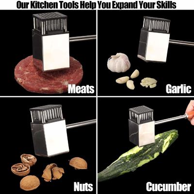 36-날개 육류 부드러운 스테이크 가축 칠면조 부드러운 스테이크를위한 스테인리스 스틸 망치