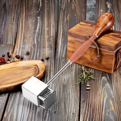 스티크 및 BBQ 금속 망치 36 블레이드 스테인리스 스틸 육류 부드러운 요리 도구