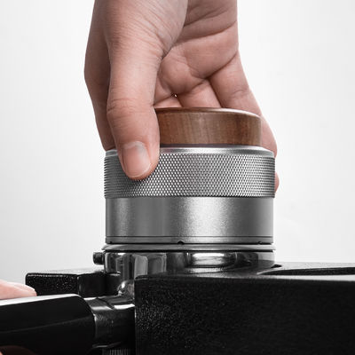 나무 뚜?? 304 스테인리스 스틸 템퍼 커피 레벨러 51mm 53mm 58mm 에스프레소 커피