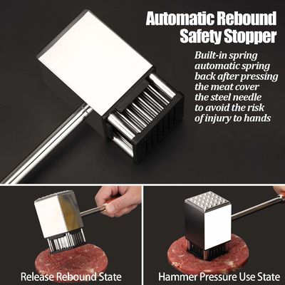 가열된 36 블레이드 수동 육류 부드러운 스테이크 칠면조 부드러운 내구성 부엌 도구