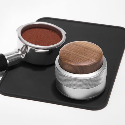 나무 뚜?? 304 스테인리스 스틸 템퍼 커피 레벨러 51mm 53mm 58mm 에스프레소 커피