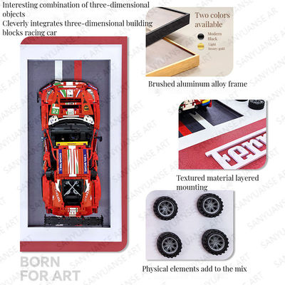 건축 주택 건물 블록 사무실 장식을위한 독특한 매달린 디스플레이 프레임