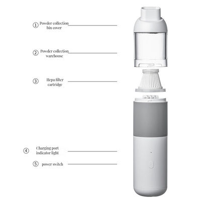 바리스타용 지속 가능한 데스크톱 클리너 컴팩트 무선 충전 커피 파우더 진공