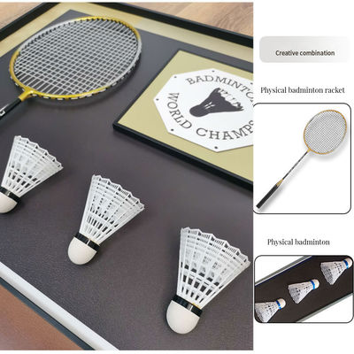 고해상도 인쇄 현대 배드민턴 체육관 벽화 스포츠 장소 장식