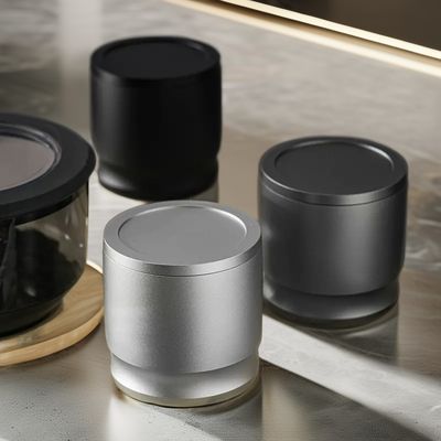 검은색 사용자 지정 로고 도징 링 51mm 54mm 58mm 차 호환성 304 스테인리스 스틸