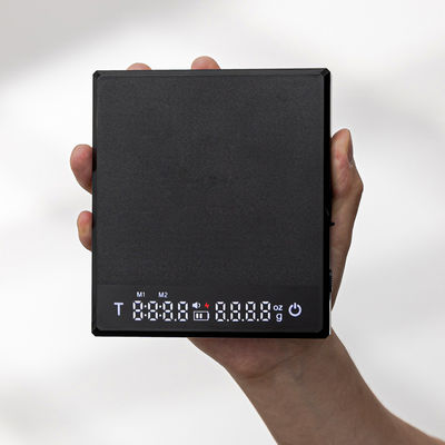 주머니 스케일 배터리 전동체 및 커피 무게 측정 장치 검은 색 2024