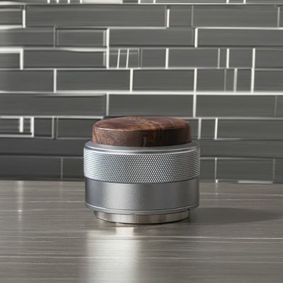 58mm 53mm 51mm 에스프레소 머신 목재 소재 핸드 프레스 커피 탬퍼 사용자 지정 로고