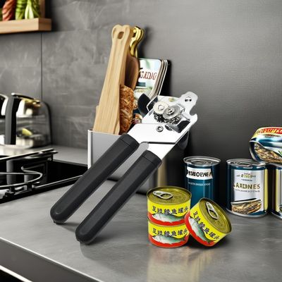 강한 플라스틱 손잡이 수동 캔 열기 키 모양 금속 병 열기 부엌