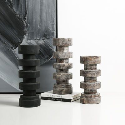 가정 결혼 파티 장식을 위한 맞춤형 크기 대리석 기둥 촛불 들고