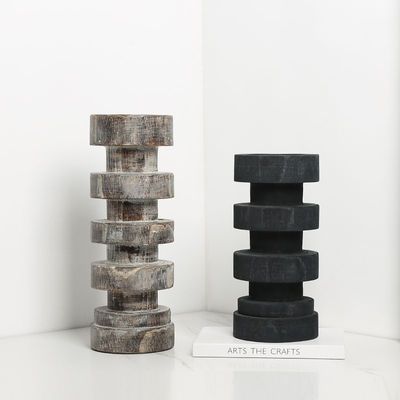 손으로 만든 은 돌 기둥 조명 장식 결혼식 파티 가정 크리스마스 장식