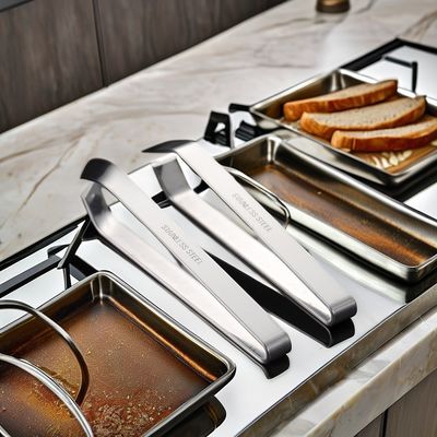 가정 부엌 요리를위한 Bambu 클램프 스테인리스 스틸 생선 뼈 에필레이터 핑세이