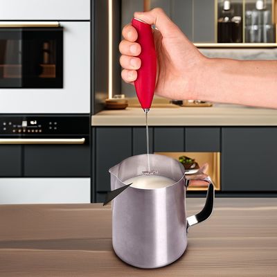 2023 배터리 가동 스테인리스 스틸 휘스크 전기 커피 스머 우유 스머링