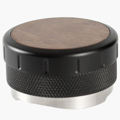 NO 2024 휴대용 에스프레소 커피 높이 조절 할 수 있는 호두 나무 스테인리스 스틸 기반 51MM 53MM 알루미늄 바리스타 도구