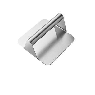 사각형 디자인 스티크 없는 스테인레스 스틸 버거 프레스 간편한 굽기 천 도구/프론