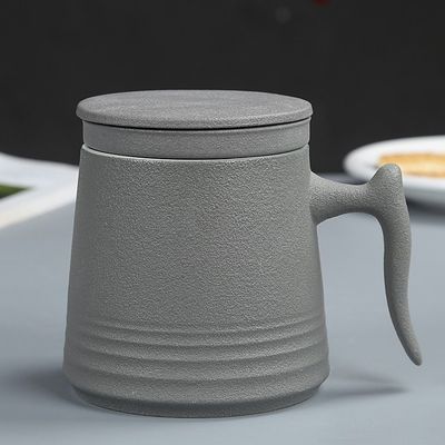 클래식 하얀 포르셀린 디자인 900cc 세라믹 차 냄비와 커피 컵 세트 250ml