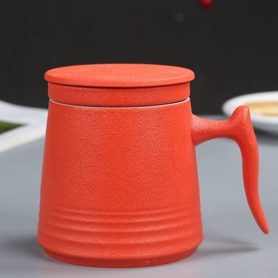 클래식 하얀 포르셀린 디자인 900cc 세라믹 차 냄비와 커피 컵 세트 250ml
