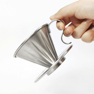 커피와 차 애호가들을 위한 맞춤형 스테인리스 스틸 필터 홀더 클래식 디자인