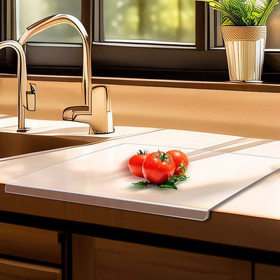 내구성 부엌 도구 사용자 지정 로고 맑은 아크릴 절단 보드