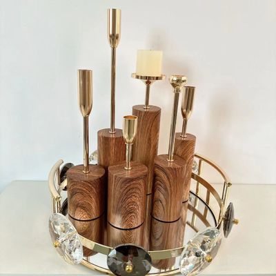 현대 노르딕 흰색 세라믹 촛불기 집 및 결혼식 장식 Morden 스타일