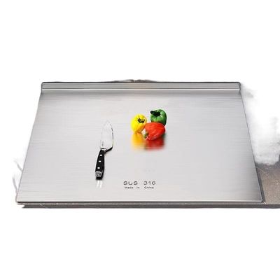 선명한 투명한 현대의 부엌 디자인에 대한 측정과 함께 Frosted 4 절단 보드