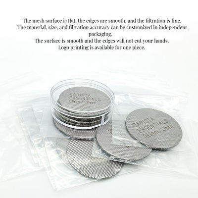 미니멀리즘 디자인 58mm 맞춤형 크기의 스테인리스 스틸 커피 필터 에스프레소 팩