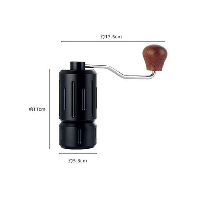 여행 카페 커피 밀러와 48mm 평면 버러 스테인리스 스틸 및 손 흔들어기 기능