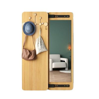 모던 홈 데코레이티브 풀 보디 월 미러 코트 랙과 숨겨진 슬라이딩 디자인