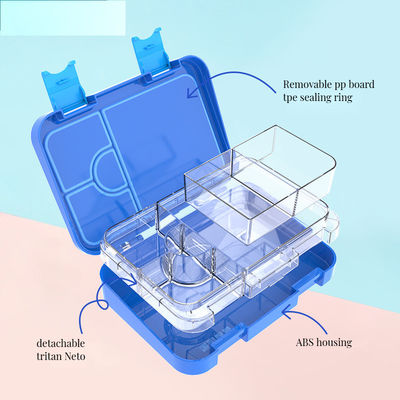 사용자 지정 로고 점심 벤토 식사 준비 용기 BPA 없는 200ml 유리 식품 보관 상자