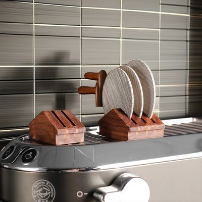 바리스타 도구 강철 실리콘 커피 필터 홀더 58mm 에스프레소 차와 우유 폼