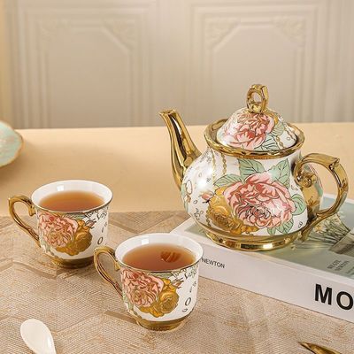 커피 장비 13 조각 세라믹 컵 세트 지속가능하고 영어 동화 가정