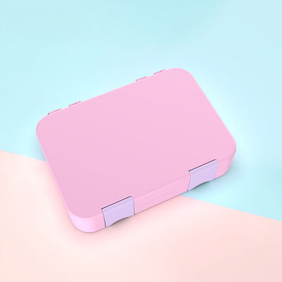 6 라티스 미니 마이크로 웨이브 및 냉장고 잠금 점심 상자 식품 저장을위한 완벽한